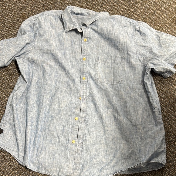 Old navy chambray everyday button down shirt xxl // 092635 - Picture 1 of 2
